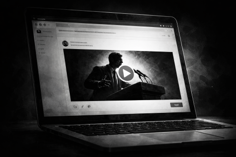 image of vido on laptop